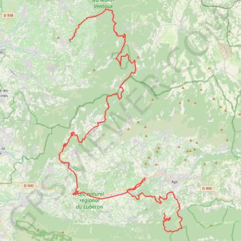 Raid dentelles de Montmirail GPS track, route, trail