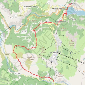 J13 TO Denchère-Mizoën-16202027-16360309 GPS track, route, trail