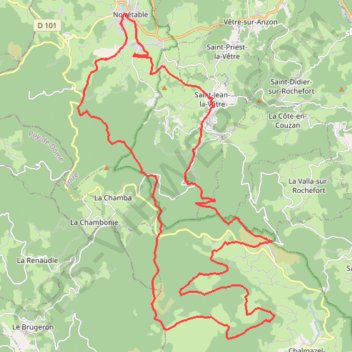 BNO (Bois Noirs Oxygène) GPS track, route, trail