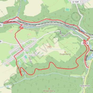 Circulaire du Plan Incliné - Phalsbourg GPS track, route, trail