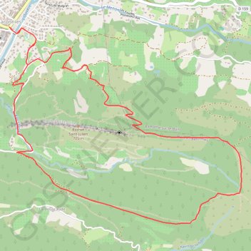 Buis les Baronnies - Le Saint Julien GPS track, route, trail