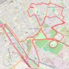 Entrainement semi-marathon à Reims GPS track, route, trail