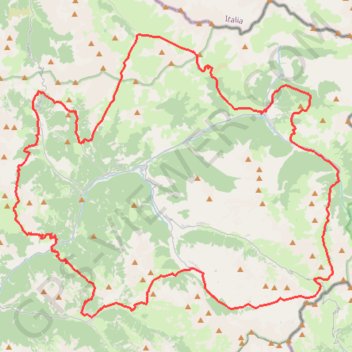 GR 58 : Tour du Queyras (Hautes-Alpes) GPS track, route, trail