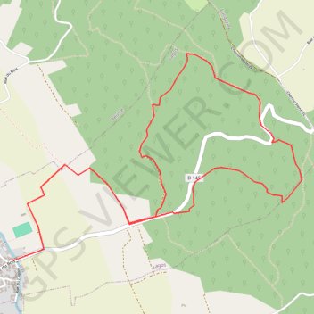 Bois de Lagos GPS track, route, trail