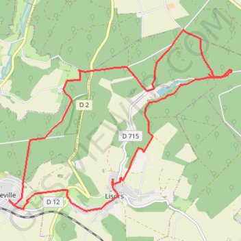 Autour du Fouillebroc GPS track, route, trail