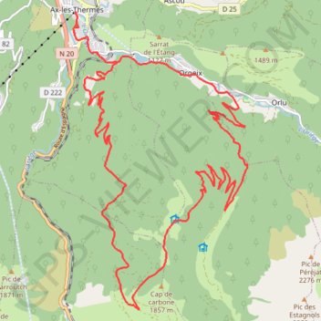 Col de Joux GPS track, route, trail