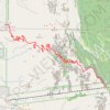 La Luz Trail in Sandia Mountain Wilderness GPS track, route, trail